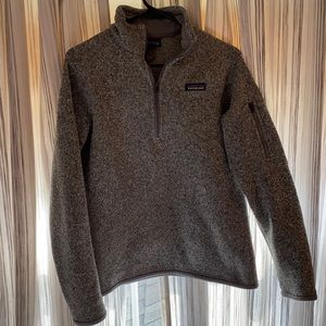 Women’s Grey Patagonia Pullover Quarter Zip
